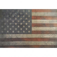 We The People Flag on White